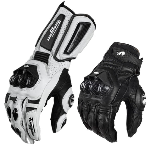 "Racer" Leather Motorcycle Gloves