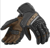 "Desert" Genuine Leather Ventilated Motorbike Gloves