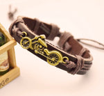 Motorcycle Leather Bracelet