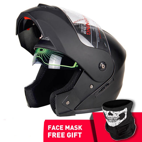 Flip Up Modular Racing Helmet