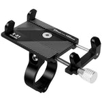 Aluminum Alloy Motorcycle Handlebar Mount for 3.5-6.2" Smart Phones